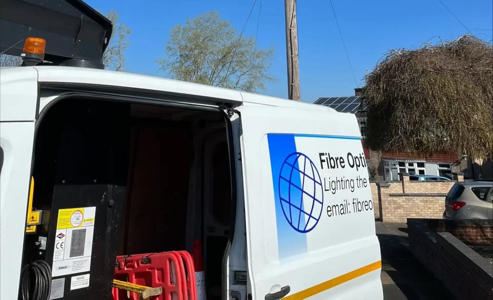 Fibre Optic Overblow - fibre optic connections Van