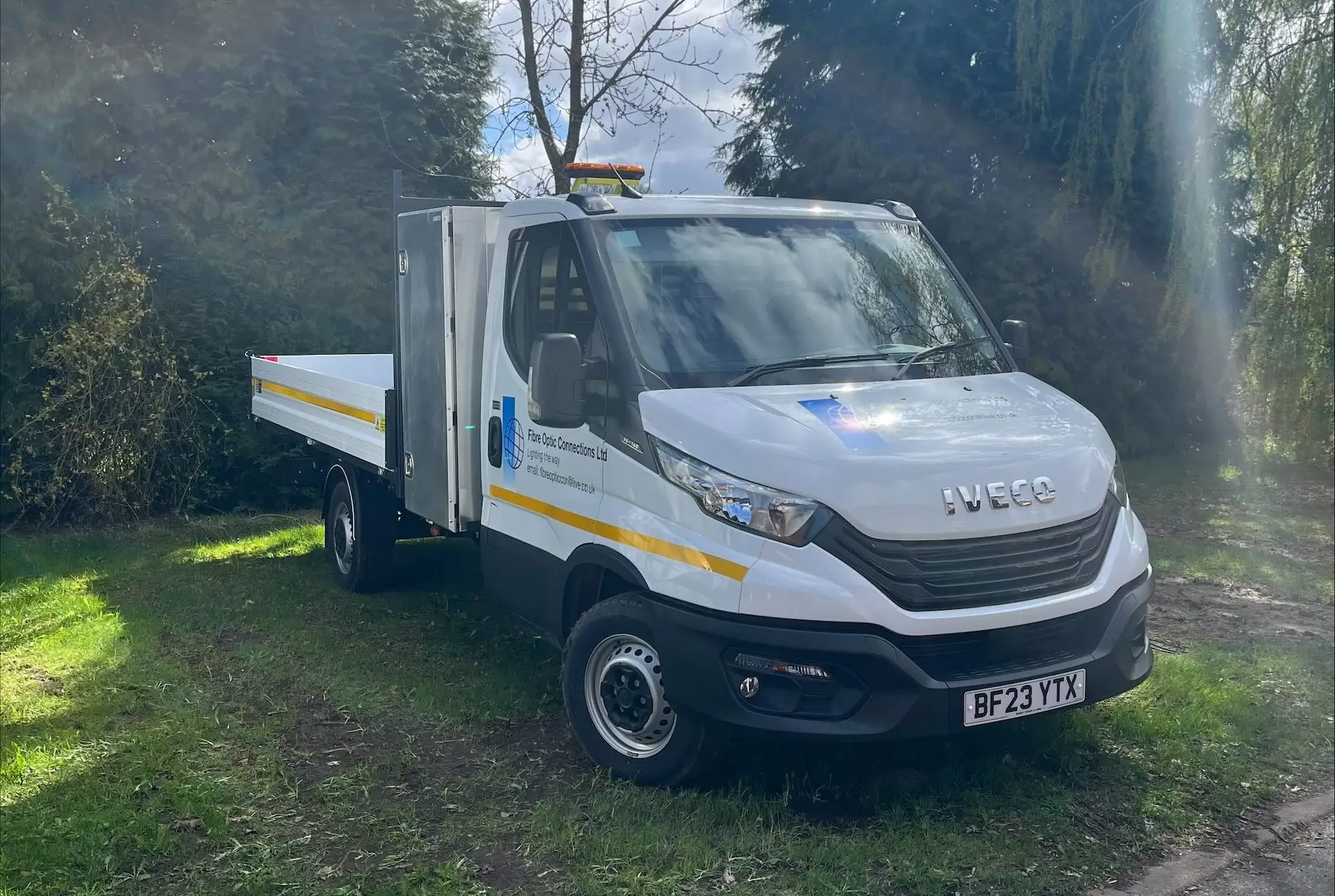 fibre optic connections ltd lorry